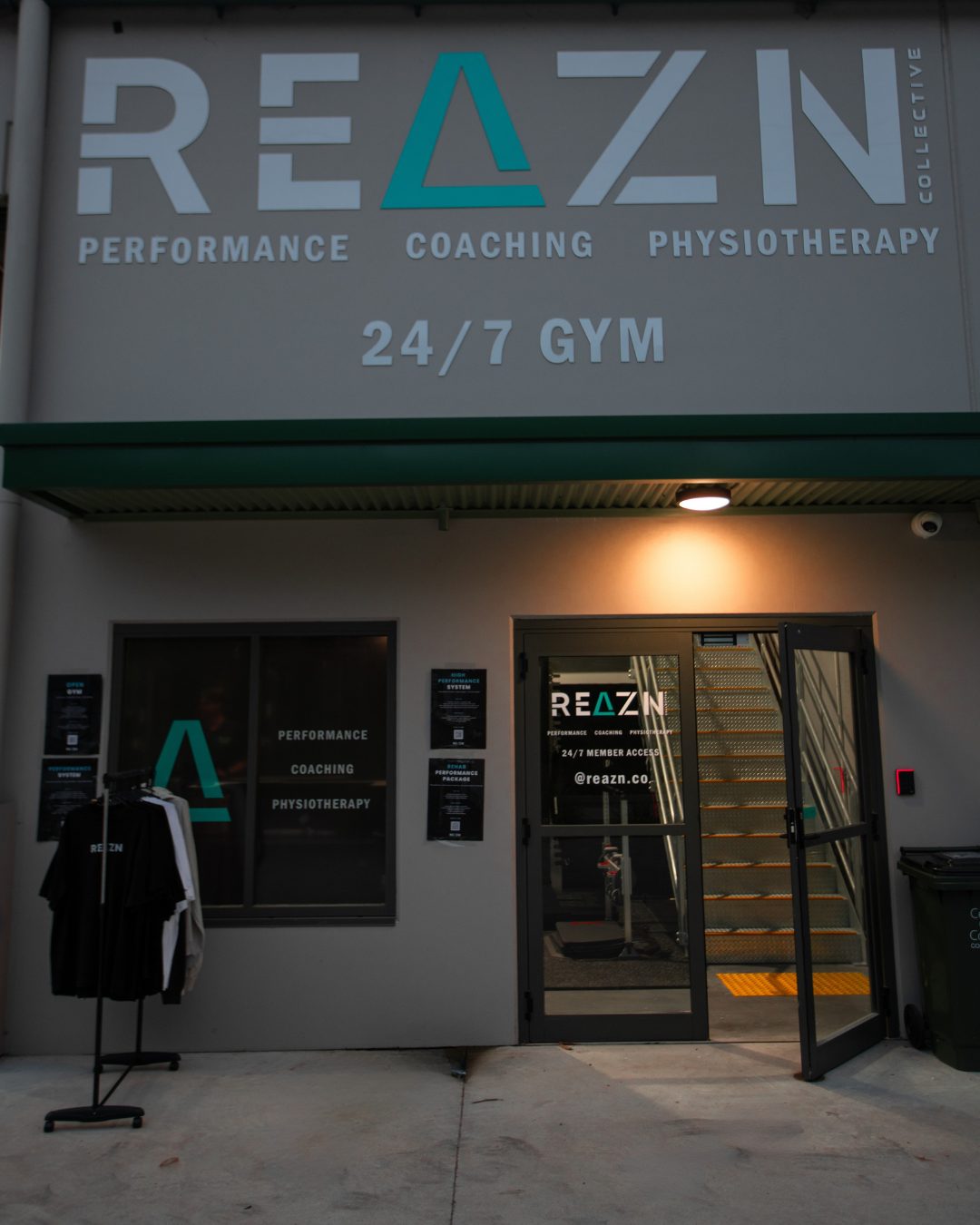 REAZN Collective performance facility entrance, Berkeley Vale